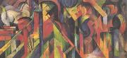 Franz Marc Stables (mk34) painting